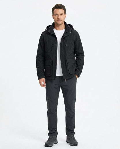 Talbos Closet - Daser | Hooded Multi-Pocket Jacket Men