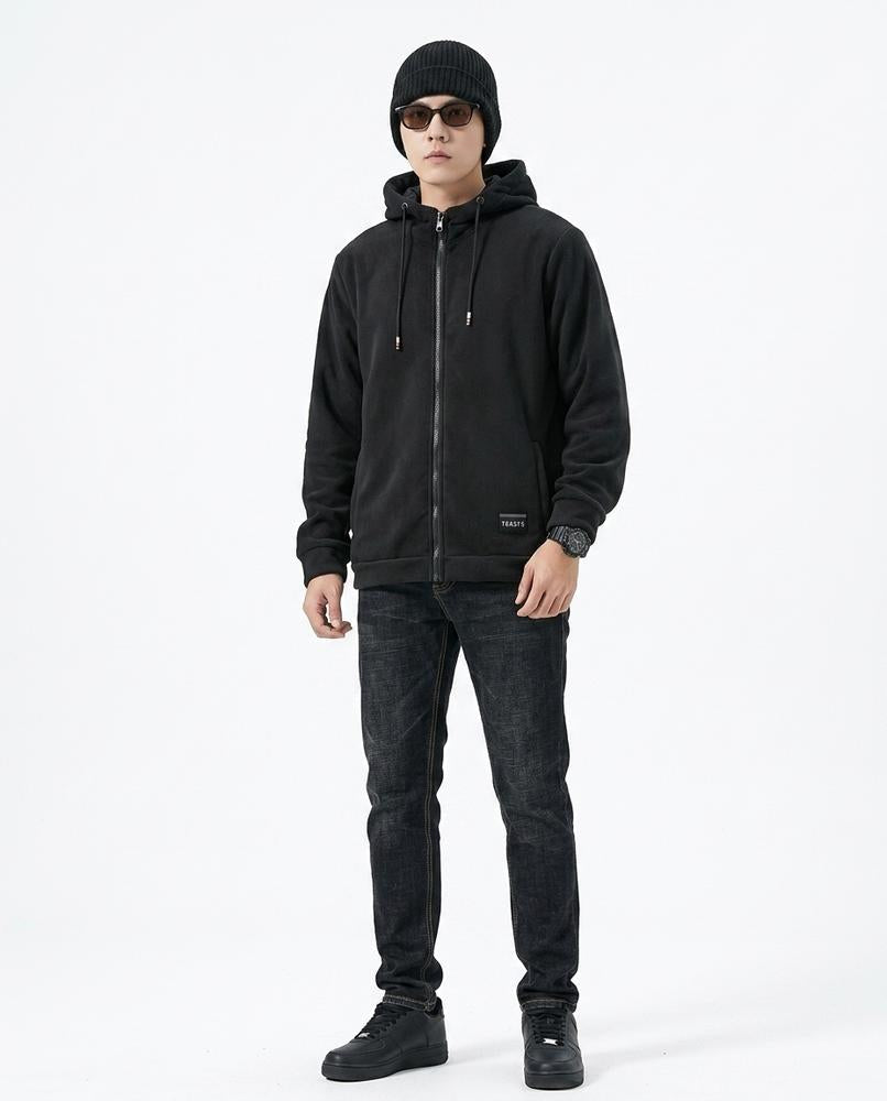 Talbos Closet - Nizan | Fleece Zip-Up Hoodie Men
