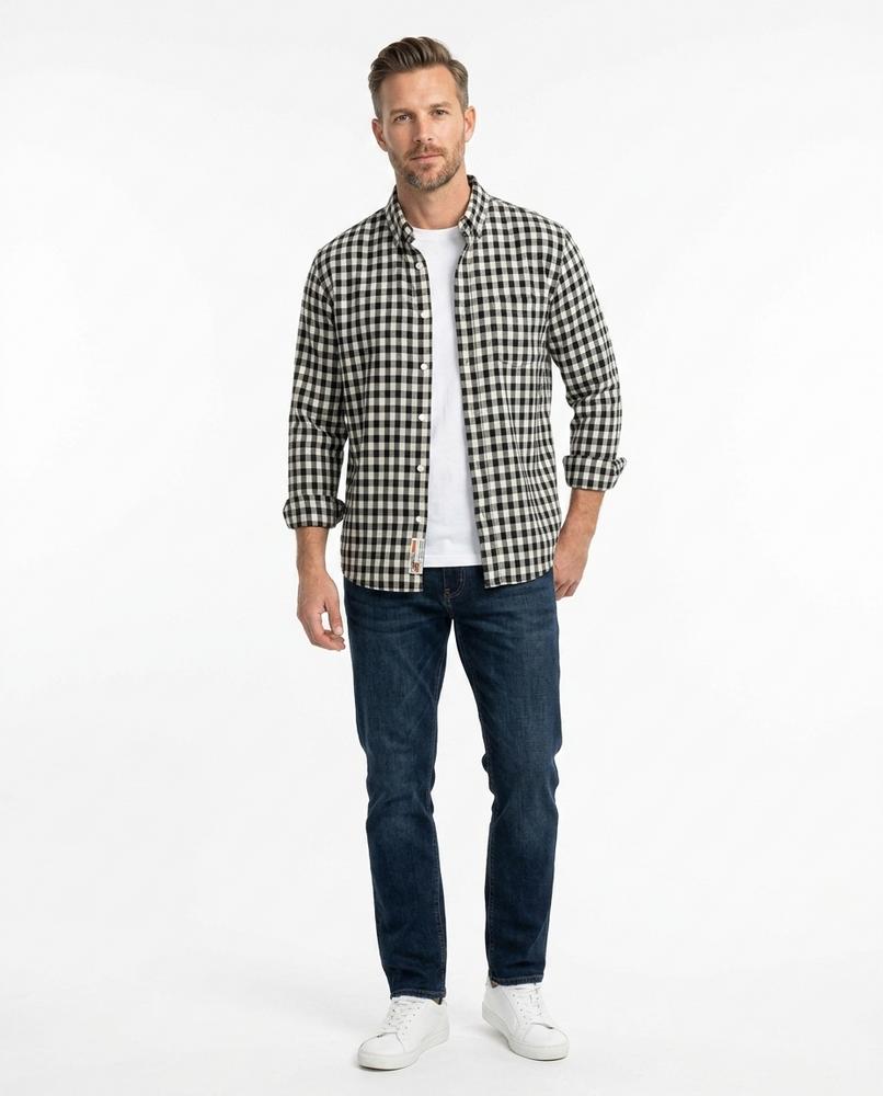 Talbos Closet - Vesel | Checkered Long-Sleeve Shirt Men