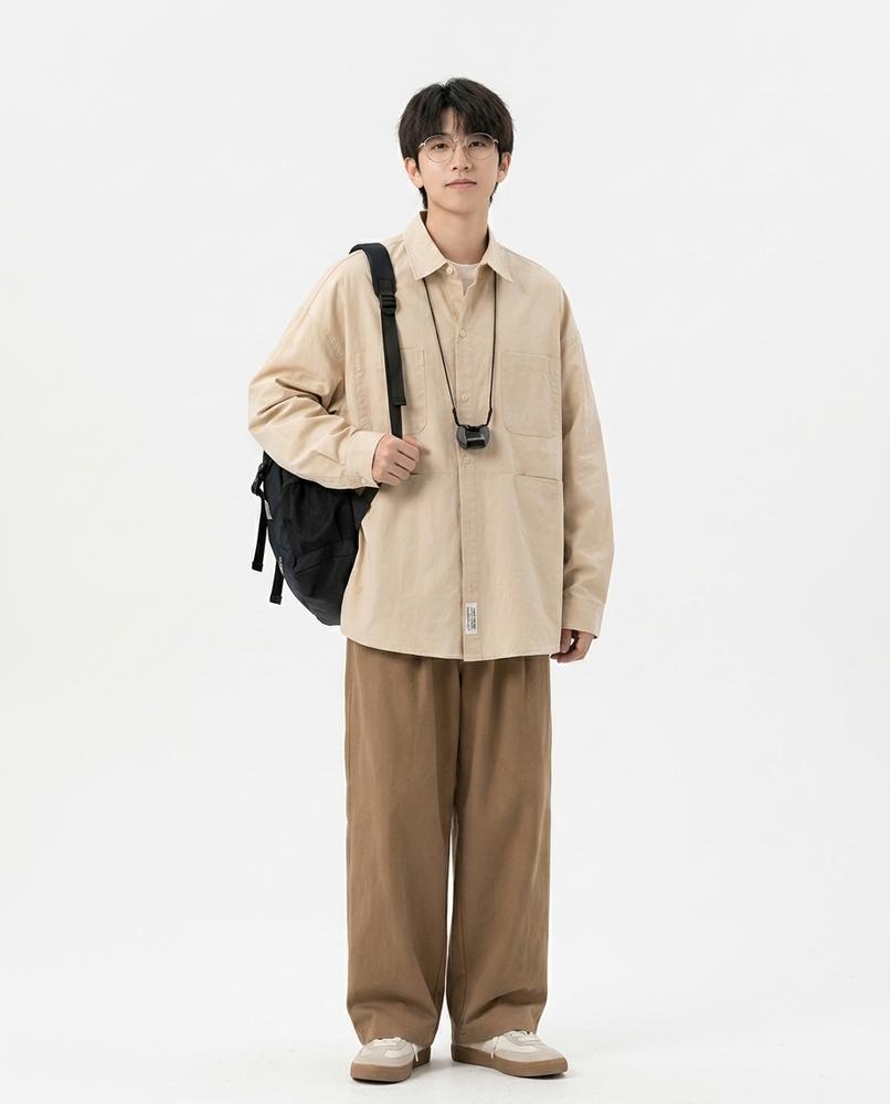 Talbos Closet - Ladar | Loose-Fit Button-Down Shirt Men