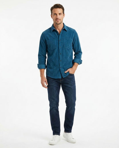 Talbos Closet - Kaser | Corduroy Button-Up Shirt Men