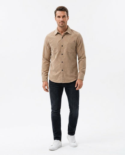 Talbos Closet - Kaser | Corduroy Button-Up Shirt Men