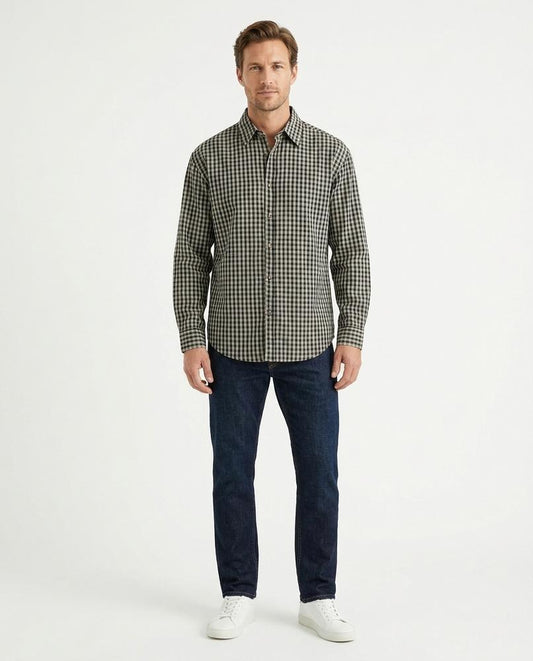 Talbos Closet - Savan | Checkered Cotton Shirt Men