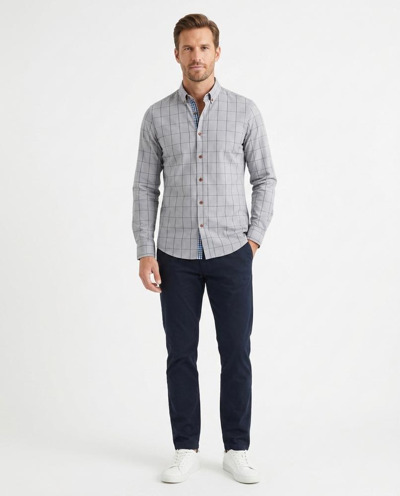 Talbos Closet - Lomor | Checked Slim Fit Shirt Men