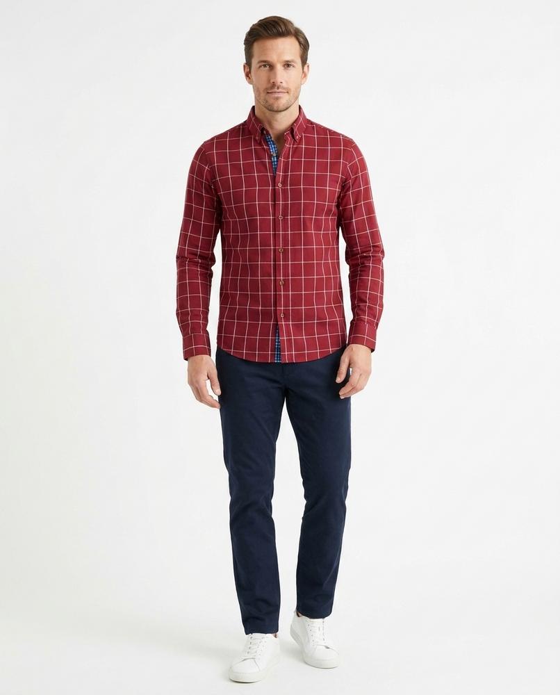 Talbos Closet - Lomor | Checked Slim Fit Shirt Men