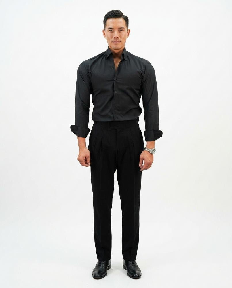Talbos Closet - Damar | Fitted Long-Sleeved Shirt Men