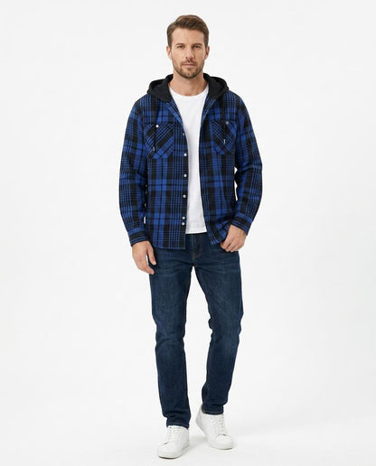 Talbos Closet - Timin | Hooded Plaid Shirt Men