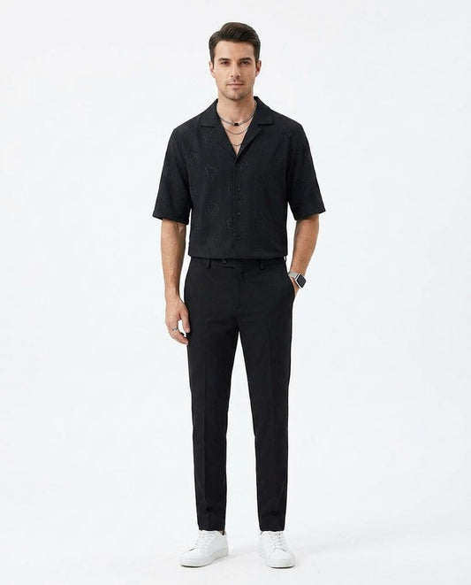 Talbos Closet - Timel | Patterned Camp-Collar Shirt Men