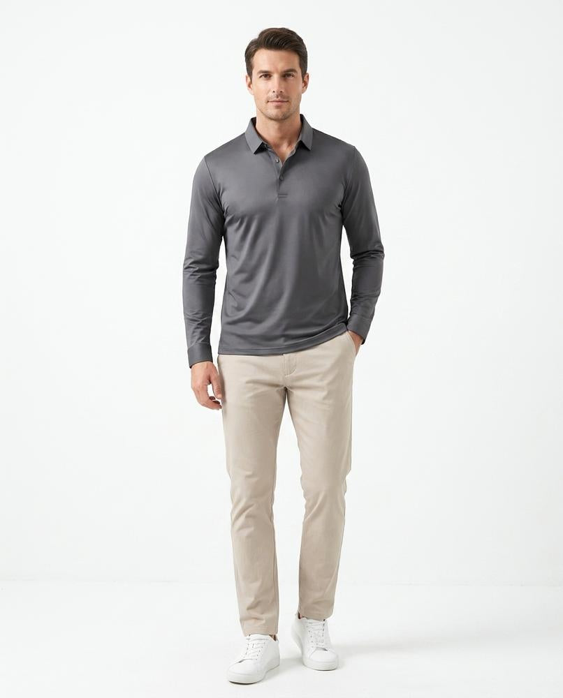 Talbos Closet - Kesan | Long-Sleeved Wrinkle-Resistant Shirt Men