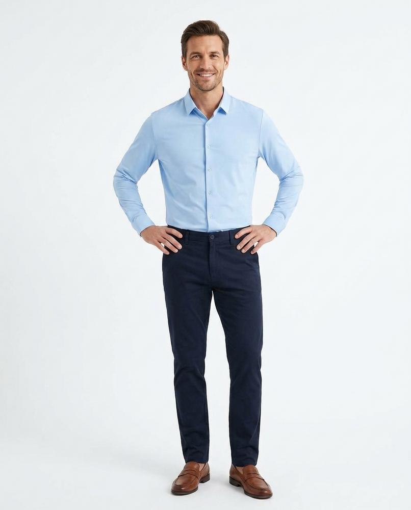 Talbos Closet - Kesan | Long-Sleeved Wrinkle-Resistant Shirt Men