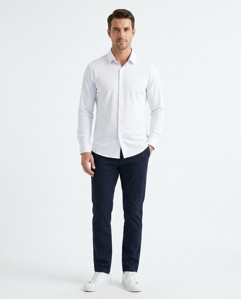 Talbos Closet - Kesan | Long-Sleeved Wrinkle-Resistant Shirt Men