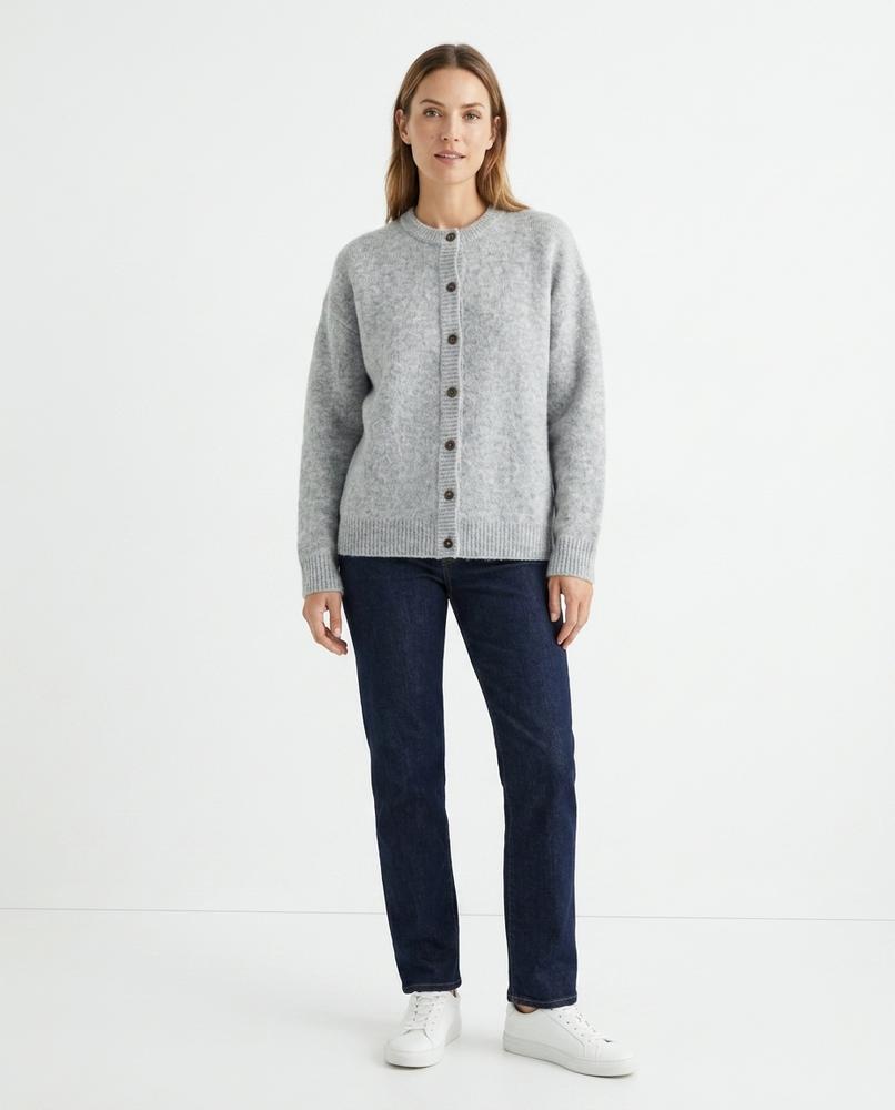 Talbos Closet - Kasol | Textured Button-Front Knit Cardigan Women
