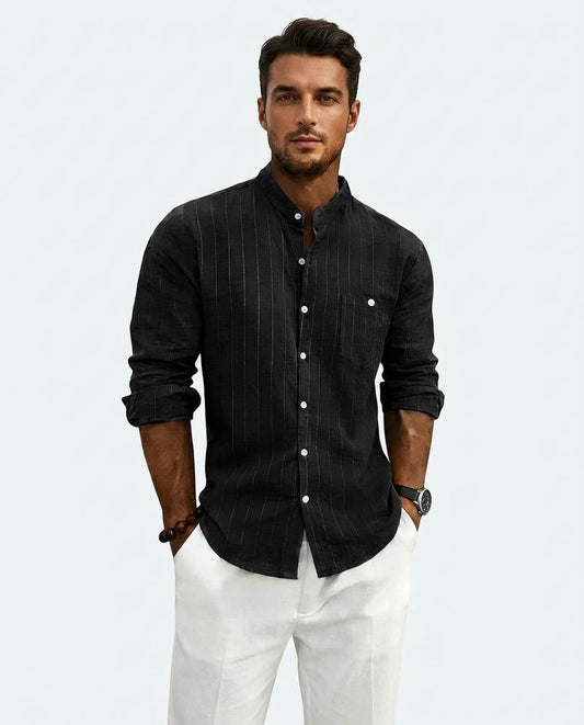 Talbos Closet - Vamel | Striped Linen Shirt Men