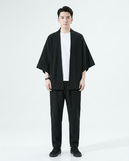 Talbos Closet - Ronav | Open-Front Relaxed-Fit Jacket Men