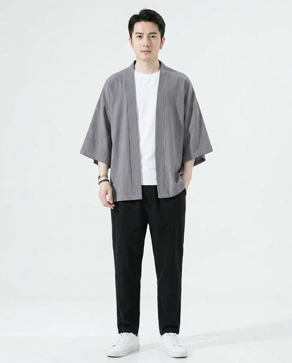 Talbos Closet - Ronav | Open-Front Relaxed-Fit Jacket Men