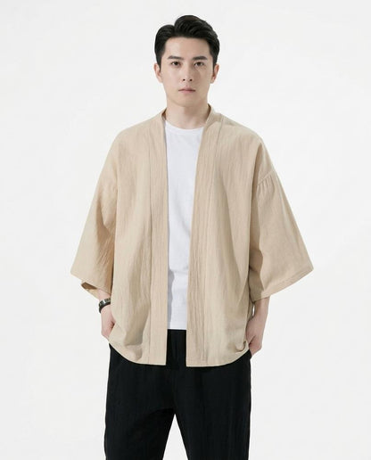 Talbos Closet - Ronav | Open-Front Relaxed-Fit Jacket Men