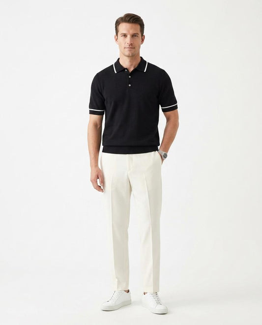 Talbos Closet - Sadar | Knitted Tipped Shirt Men