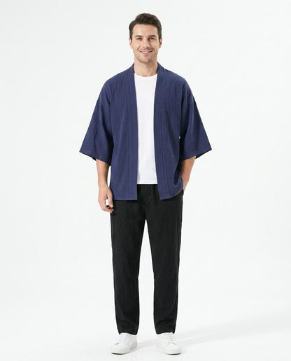 Talbos Closet - Ronav | Open-Front Relaxed-Fit Jacket Men