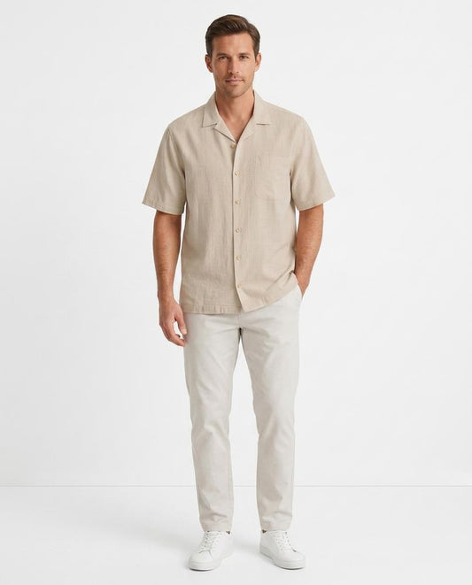 Talbos Closet - Lalev | Short-Sleeved Camp-Collar Shirt Men
