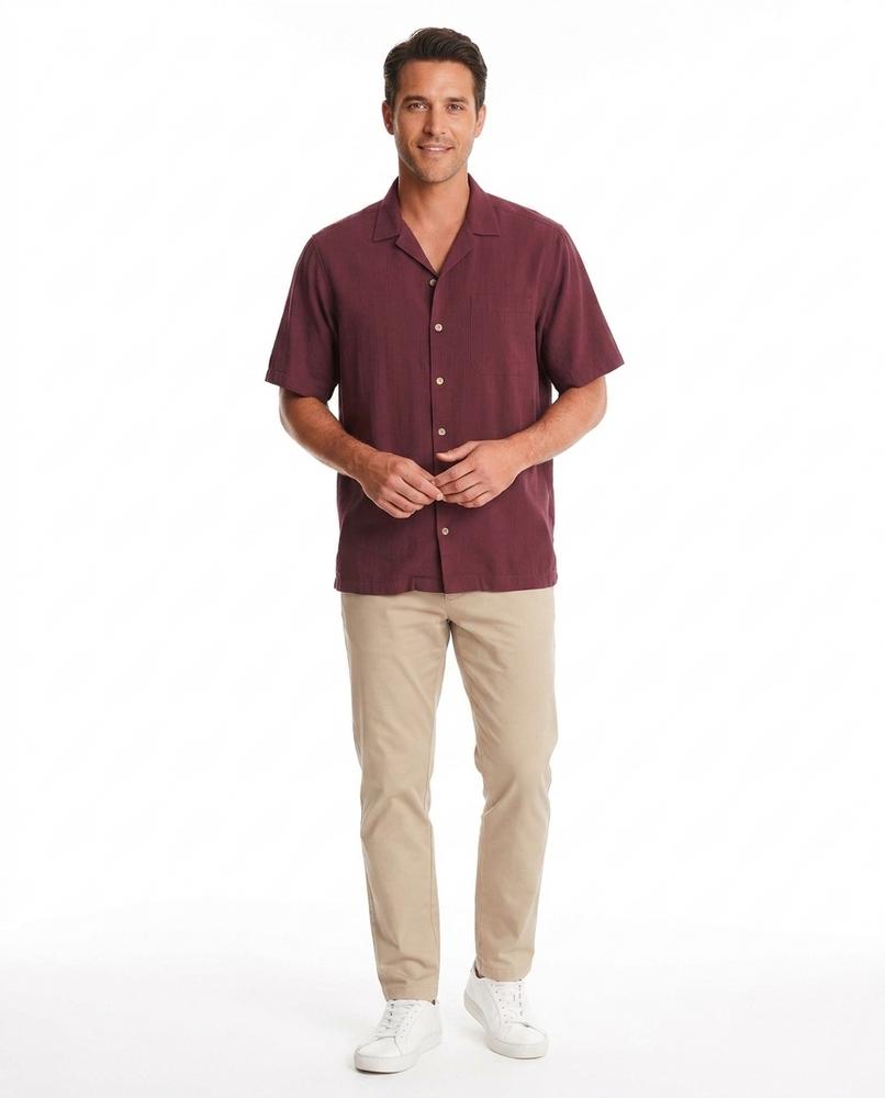 Talbos Closet - Lalev | Short-Sleeved Camp-Collar Shirt Men