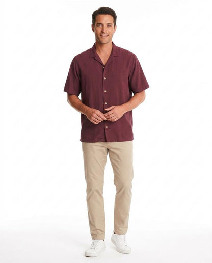 Talbos Closet - Lalev | Short-Sleeved Camp-Collar Shirt Men