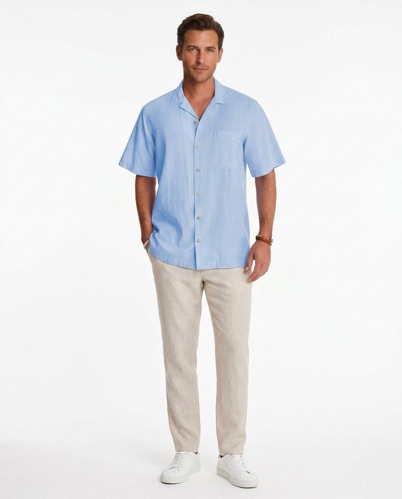 Talbos Closet - Lalev | Short-Sleeved Camp-Collar Shirt Men