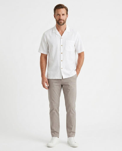 Talbos Closet - Lalev | Short-Sleeved Camp-Collar Shirt Men