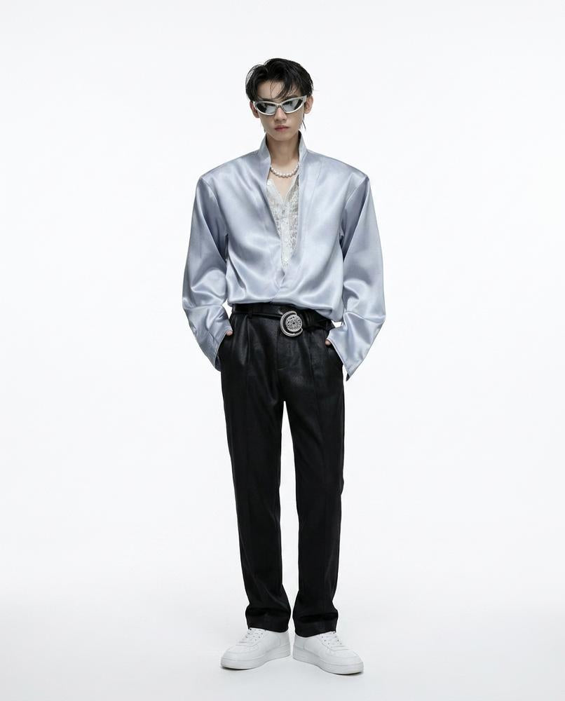 Talbos Closet - Yolev | Satin Relaxed-Fit Shirt Unisex