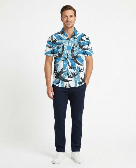 Talbos Closet - Alser | Printed Short-Sleeved Shirt Men