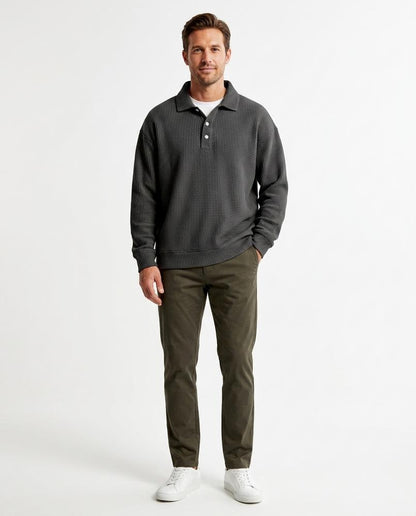 Talbos Closet - Loser | Waffle-Knit Collared Sweater Men
