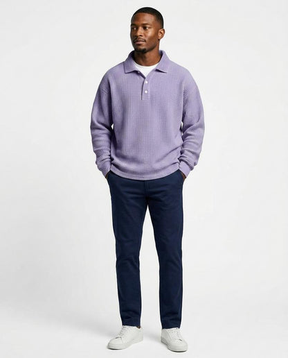 Talbos Closet - Loser | Waffle-Knit Collared Sweater Men