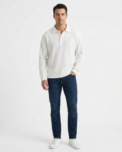 Talbos Closet - Loser | Waffle-Knit Collared Sweater Men