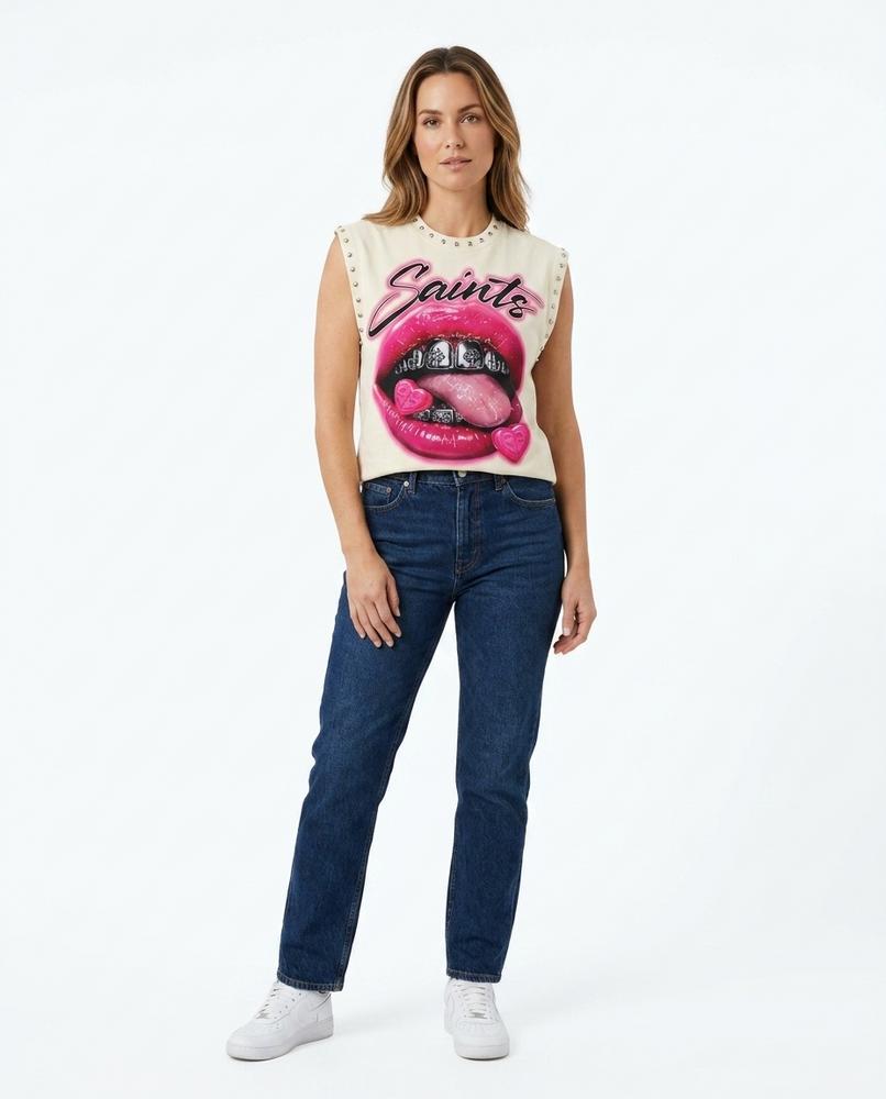 Talbos Closet - Colom | Sleeveless Studded Top Women