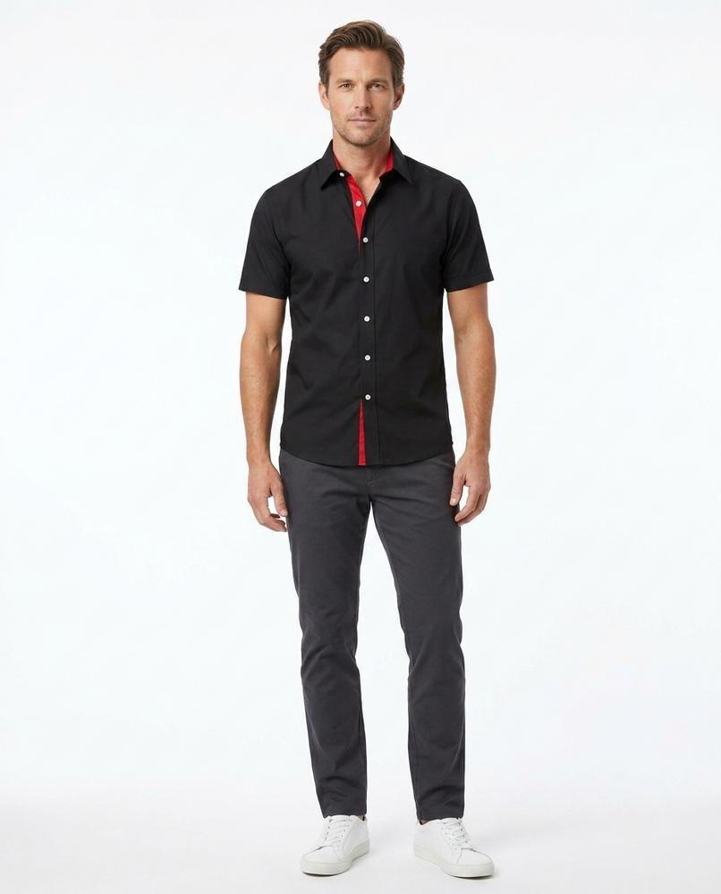 Talbos Closet - Netir | Short-Sleeved Tailored Shirt Men