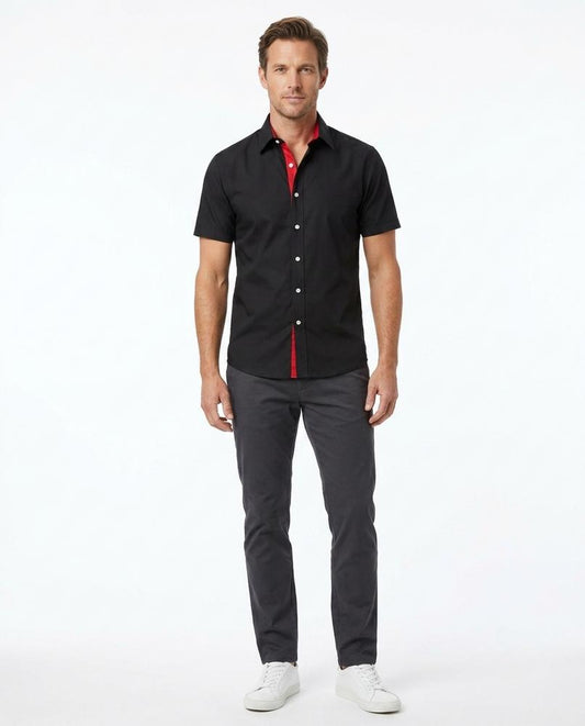 Talbos Closet - Netir | Short-Sleeved Tailored Shirt Men