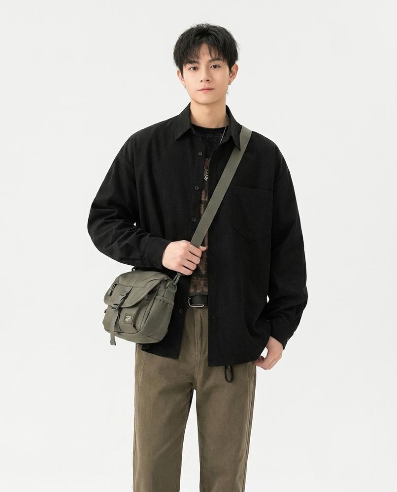 Talbos Closet - Raral | Corduroy Button-Up Shirt Men