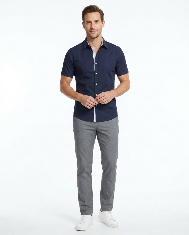 Talbos Closet - Netir | Short-Sleeved Tailored Shirt Men