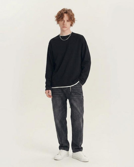 Talbos Closet - Allin | Layered-Look Long-Sleeved T-Shirt Men
