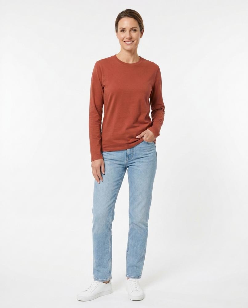 Talbos Closet - Titir | Long-Sleeved Contrast-Collar T-Shirt Men