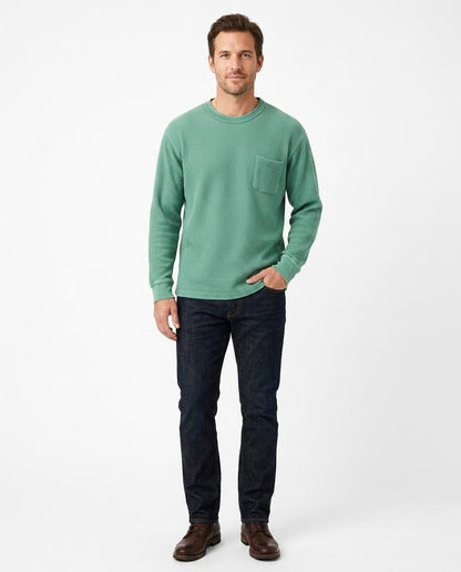 Talbos Closet - Malin | Waffle-Knit Relaxed-Fit Sweatshirt Men