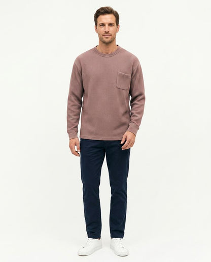 Talbos Closet - Malin | Waffle-Knit Relaxed-Fit Sweatshirt Men