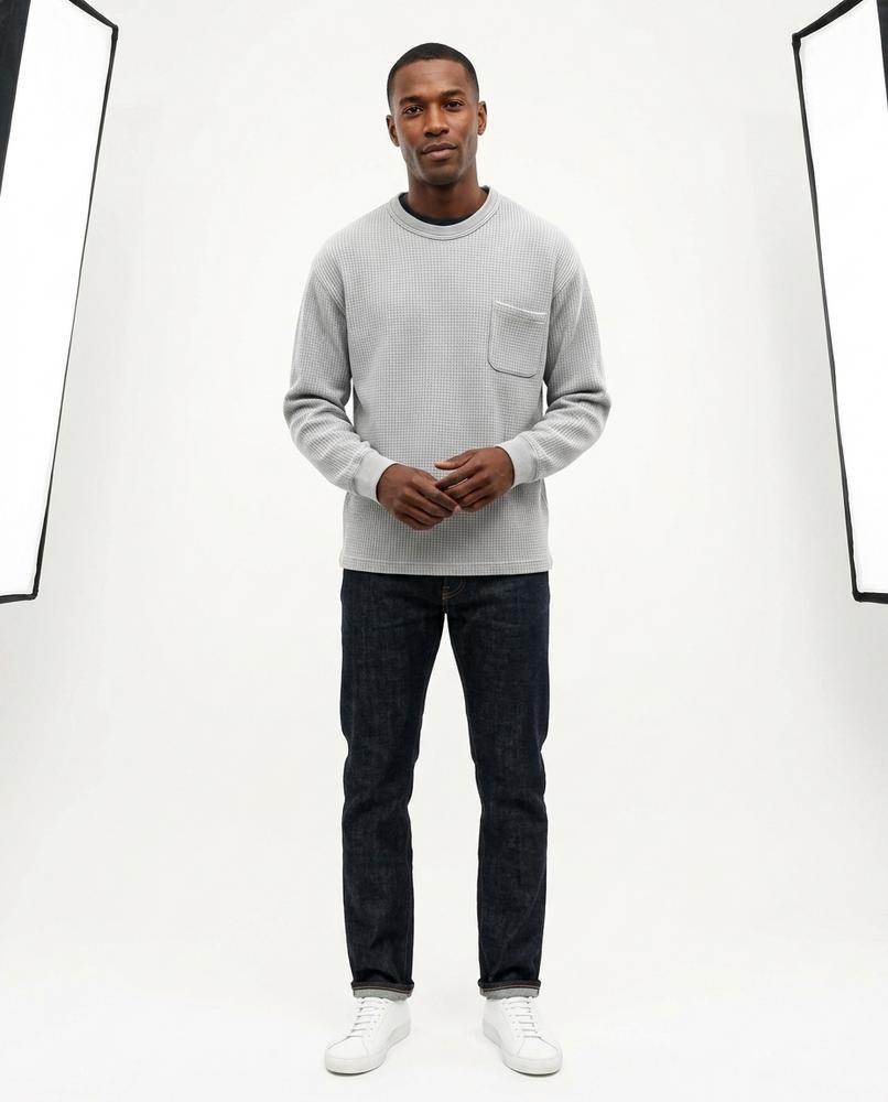Talbos Closet - Malin | Waffle-Knit Relaxed-Fit Sweatshirt Men